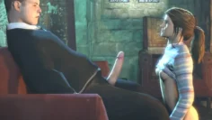 【3D】人妻秘书和巨屌上司在教堂里偷情