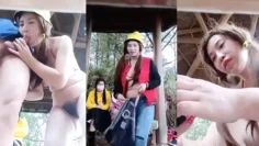 【户外凉亭野战】这大哥真可以啊花了一百多块玩了个4P小骚逼露脸猛壮士轮操三女后入激情不知道是干出血还是来姨妈