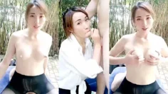 【风骚小姐姐跟大哥户外啪啪】全程露脸口交舔逼淫声荡语各种体位揉奶子爆草骚穴叫声好骚不要错过