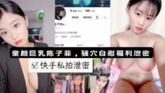快手19w粉丝网红陈子菲童颜巨乳萌妹少女私拍露脸自慰流出