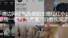 快手擦边网红气质御姐主播红红小公主，土豪榜一福利，大秀露穴自慰视频流出