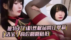 推特47万粉丝极品网红萝莉【洛宝】高价啪啪私拍做爱福利，可爱乖巧！