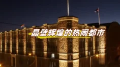 晶壁辉煌的热闹都市