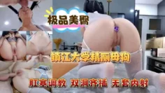 极品美臀 白虎名器一线天张雨晴 镇江大学精厕母狗 肛塞调教 双洞齐插 无套内射