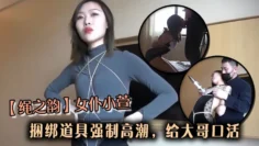 母狗训练营【绳之韵】女仆小萱，捆绑道具强制高潮，给大哥口活
