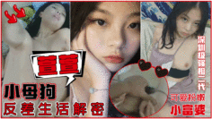 深圳极骚租二代[萱萱]反差生活解密，可爱粉嫩小富婆是个小母狗反差生活解密