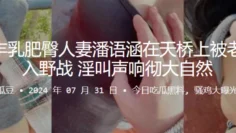 福建丰乳肥臀人妻潘语涵在天桥上被老公后入野战，淫叫声响彻大自然