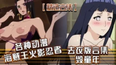 精选合集各种动漫海贼王火影忍者去衣版合集毁童年