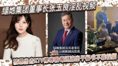 绿地集团董事长张玉良淫乱视频，被曝出去KTV裸嗨吸毒，还流出干秘书不雅视频！