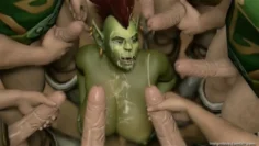 聯盟人類與獸人蕩婦找樂子