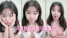 調教白絲淫奴陽具嫩穴