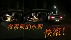 #车震 没素质的东西 快滚