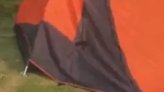 露营时我裤子也搭帐篷了