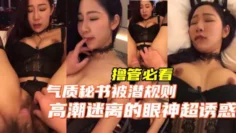 {高级秘书被潜规则}高潮迷离的眼神勾魂夺魄搀管必看!