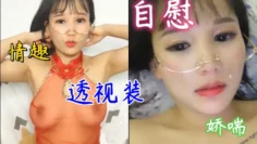 高颜值大奶短发妹子穿情趣透视装 沙发上按摩器自慰呻吟娇喘